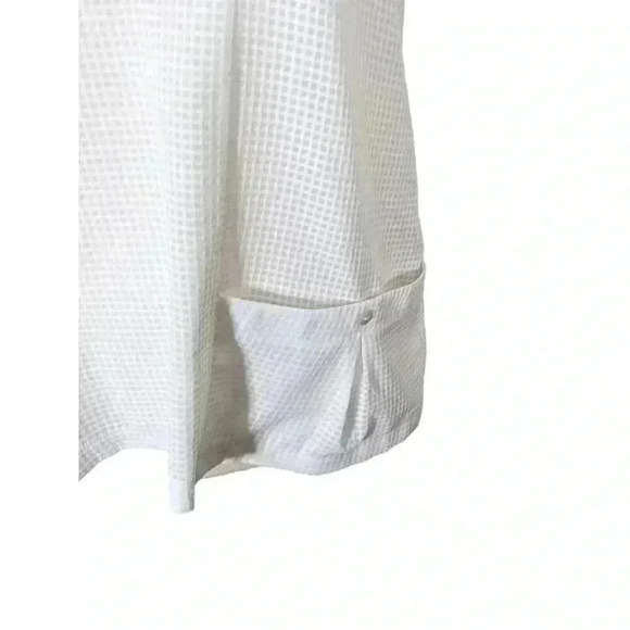 JOSEPH RIBKOFF Medium Textured Checkered Top Womens Size 10 Vanilla Style 241217 - Picture 8 of 10